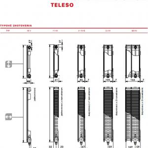 Multifunkčné vykurovacie teleso 11KV 600/400mm